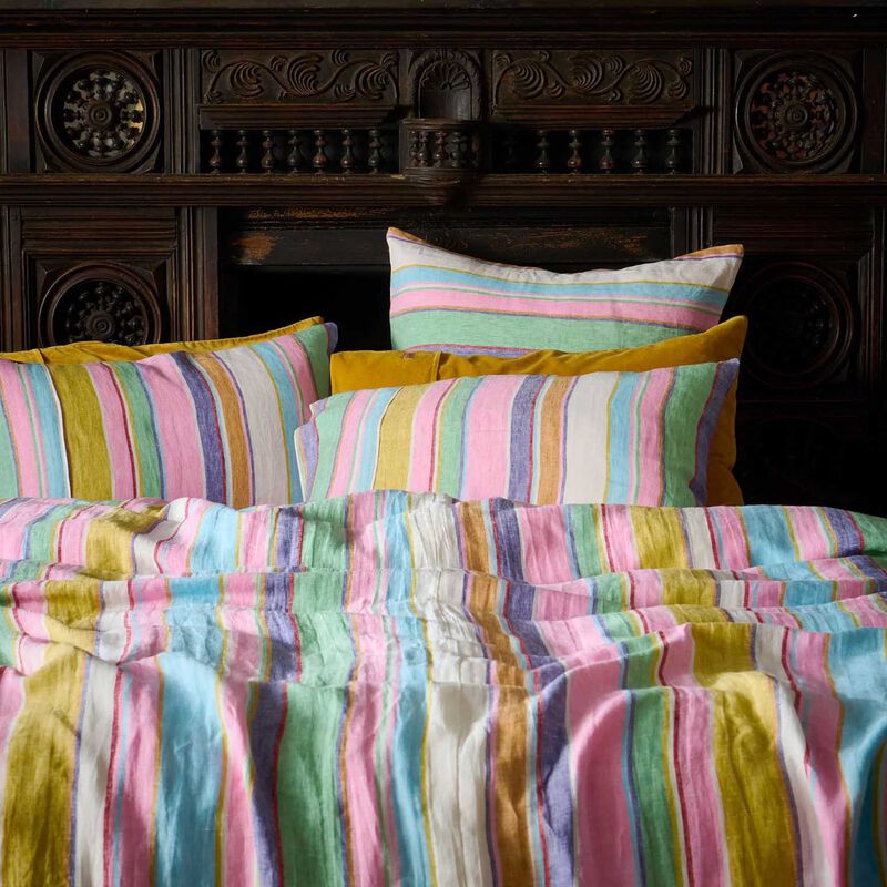 Kip&Co Tangier Days Linen European Pillowcases 2P Set image number 1